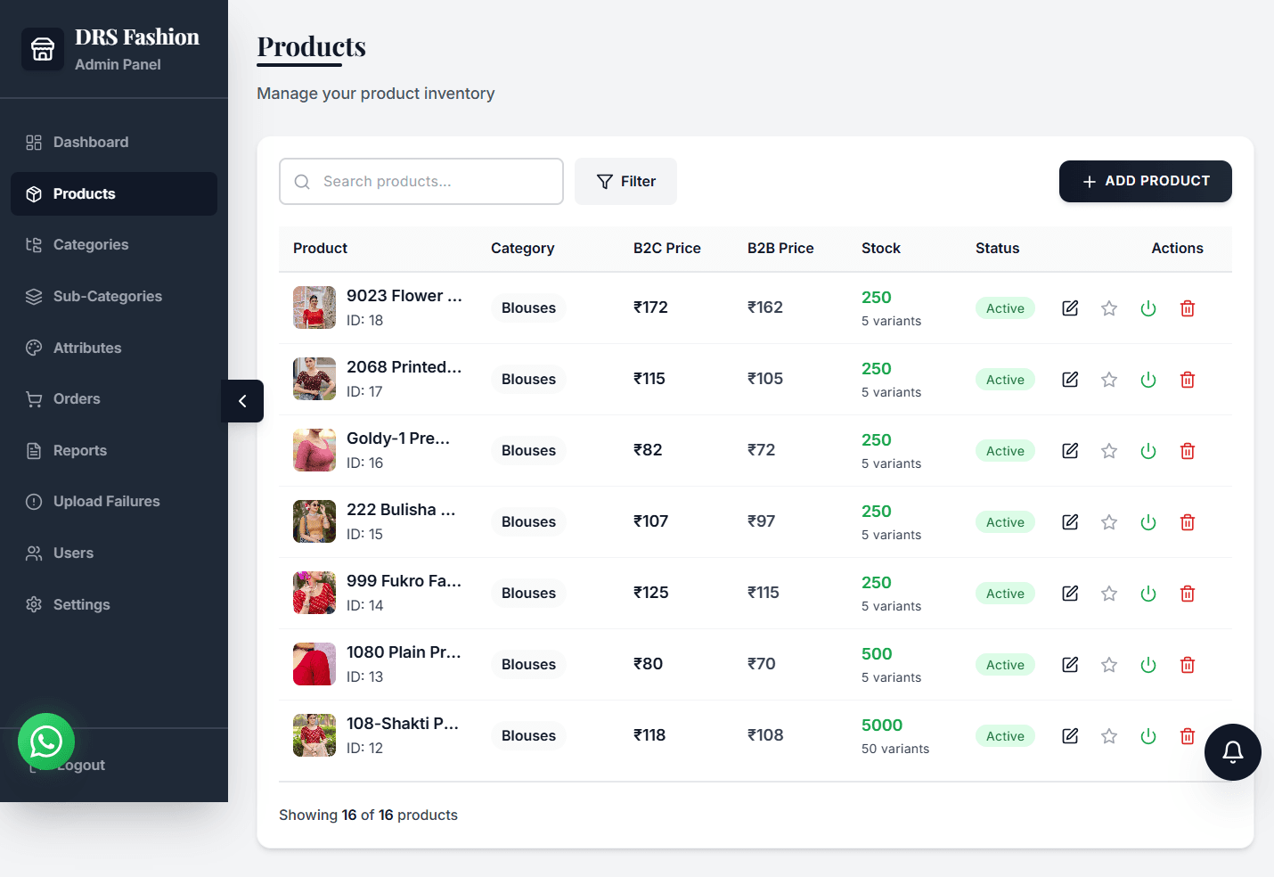 Real-Time WebSocket Updates